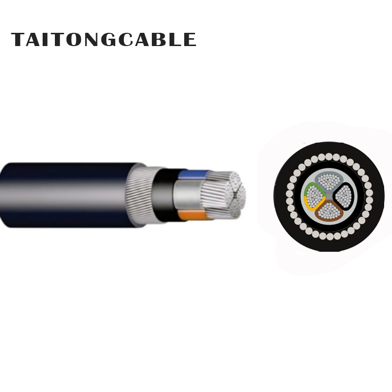 ဗို့အားနိမ့် 2-5-Core SWA Steel-Wire-Armoured Aluminum PVC-Insulated PVC-အစွပ်ပါဝါကြိုးများ